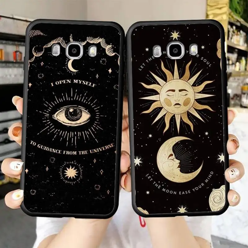 

Witches moon Tarot Mystery Totem Phone Case for Samsung J 2 3 4 5 6 7 8 prime plus 2018 2017 2016 core