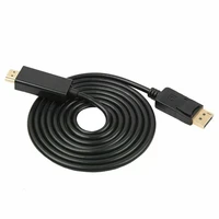 1 8 meters 6ft super long display port displayport dp to hdmi cable cord wire adapter gold plated black