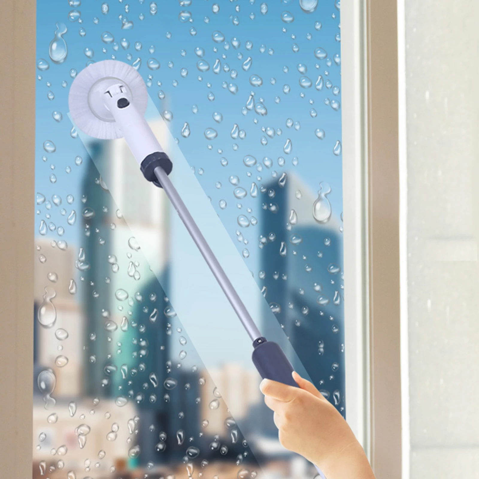 

Электрическая щетка для чистки с 3 сменными насадками, USB-устройство для очистки стен, водонепроницаемая компактная щетка для кухни и ванной...