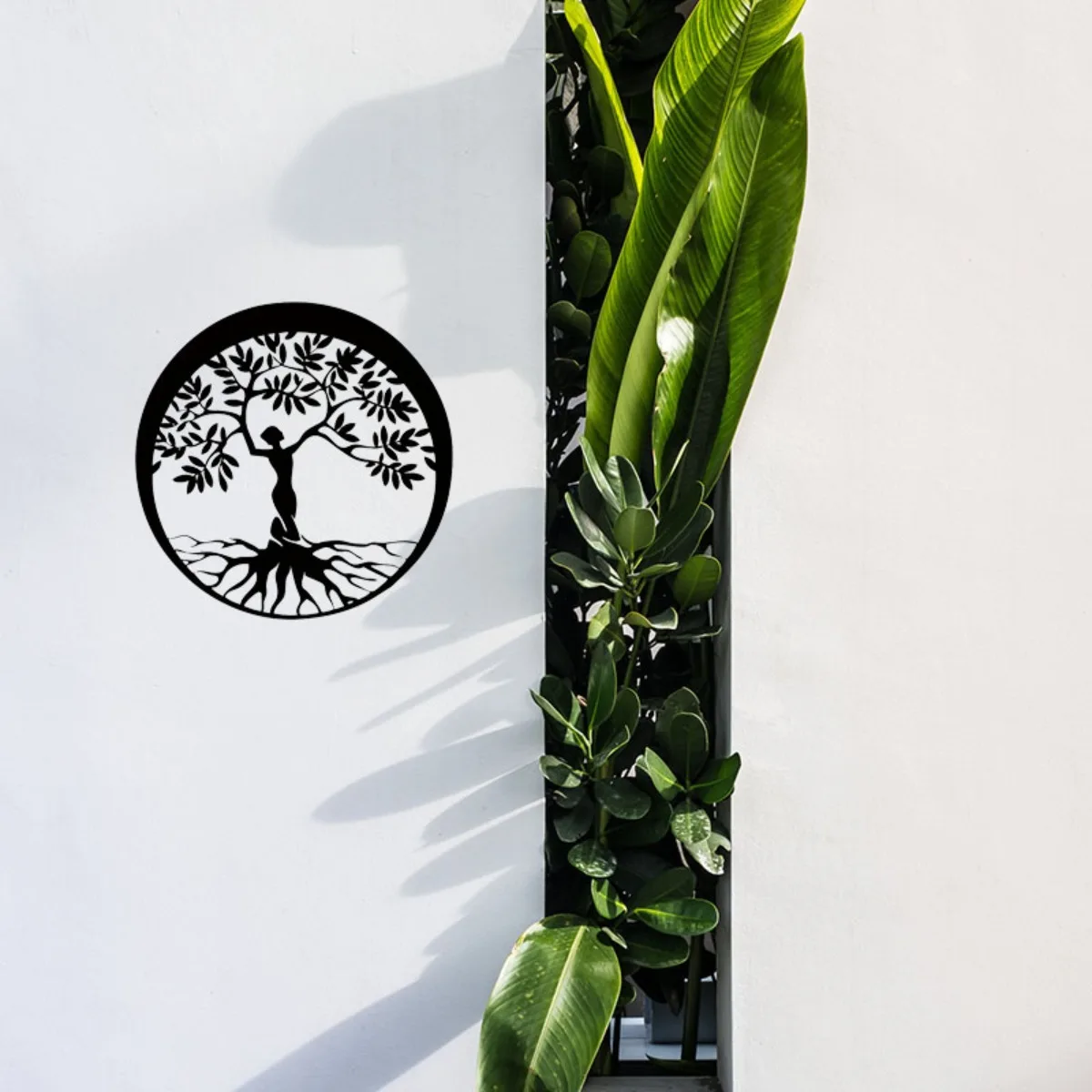 Металлический Женский Знак Для Семейного Дерева Настенный Декор Украшение Дома