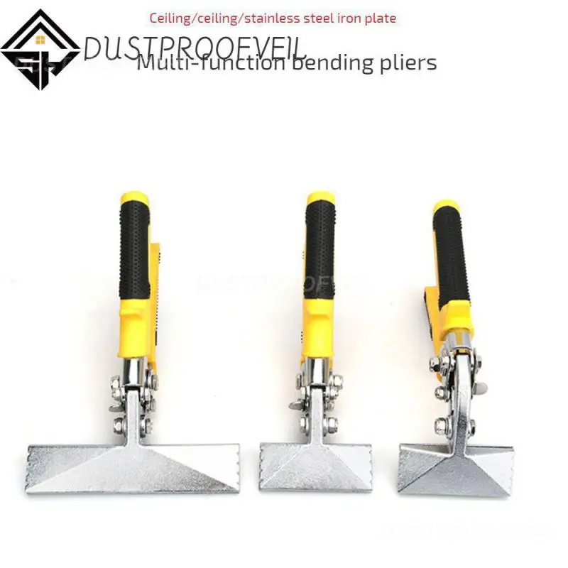 

Sheet Metal Bending Pliers Crimping Tool Hand Seamer Wide Jaw Straight Elbow Multitool Ergonomic Handle hand tool