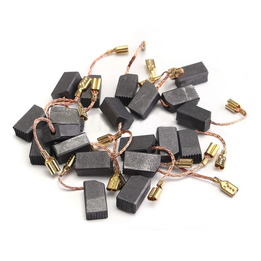 

40pcs/set Motor Carbon Brushes Set Graphite Copper Carbon Brushes For Electric Hammer Electric Drill Angle Grinder 6x8x14mm