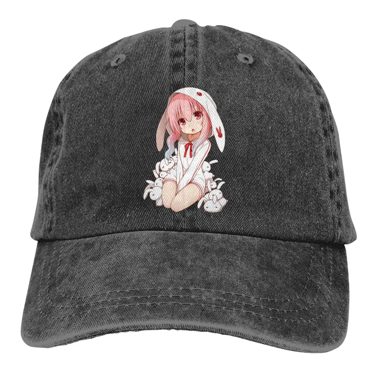 

Anime Kawaii Girl Chibby Baseball Cap cowboy hat Peaked cap Cowboy Bebop Hats Men and women hats