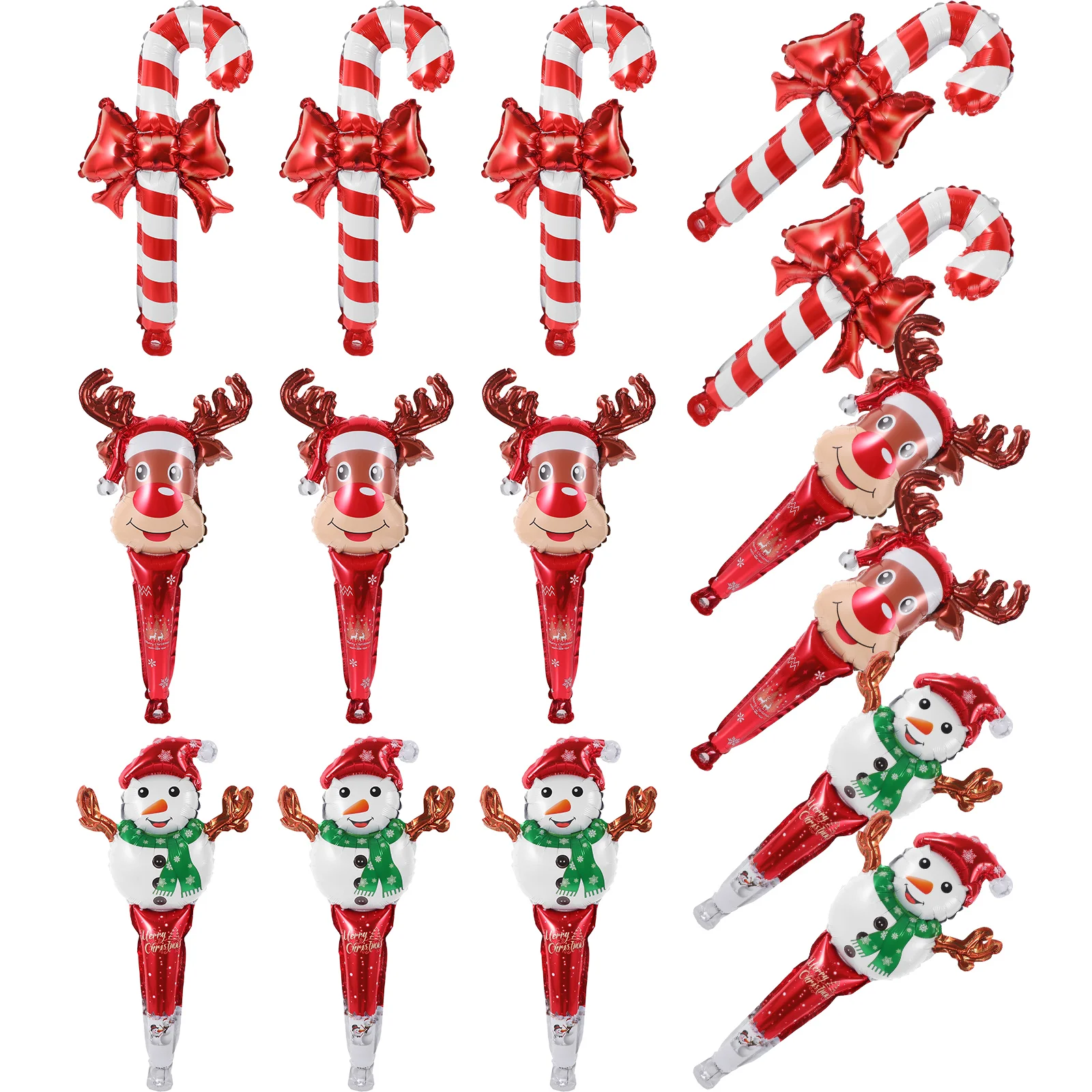 

1 Set Exquisite Christmas Balloons Xmas Decors Delicate Xmas Party Balloons