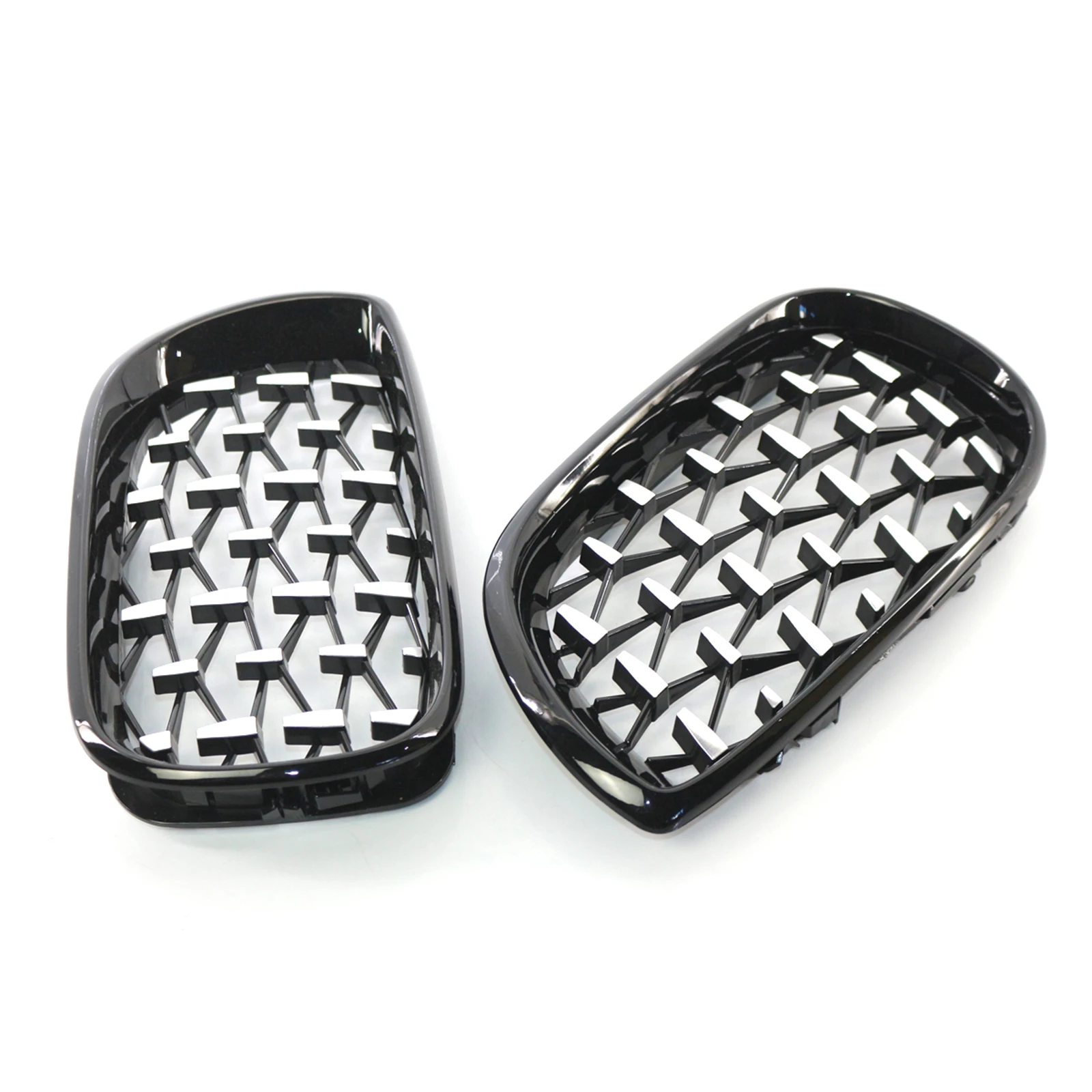 

1 Pair Kidney Grille for BMW E46 ABS Black Front Grill 51132158542 51132158543 Replacement Car Accessories