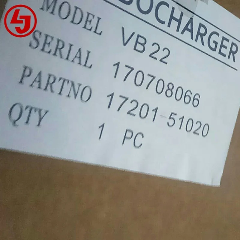 Универсальный турбонагнетатель VB23 RHV4 VB22 1VD-FTV Turbo 17208-51010 17201-51020 для Toyota 200 Series Land