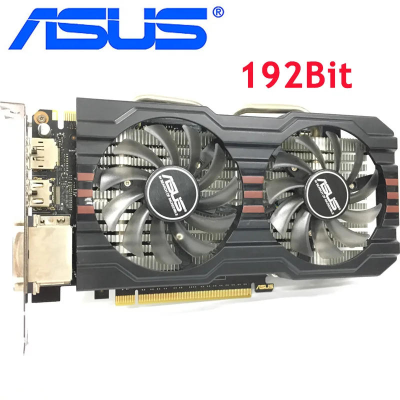 

ASUS Video Card GTX 660 2GB 192Bit GDDR5 Graphics Cards for nVIDIA Geforce GTX660 Used VGA Cards stronger than GTX 750 Ti