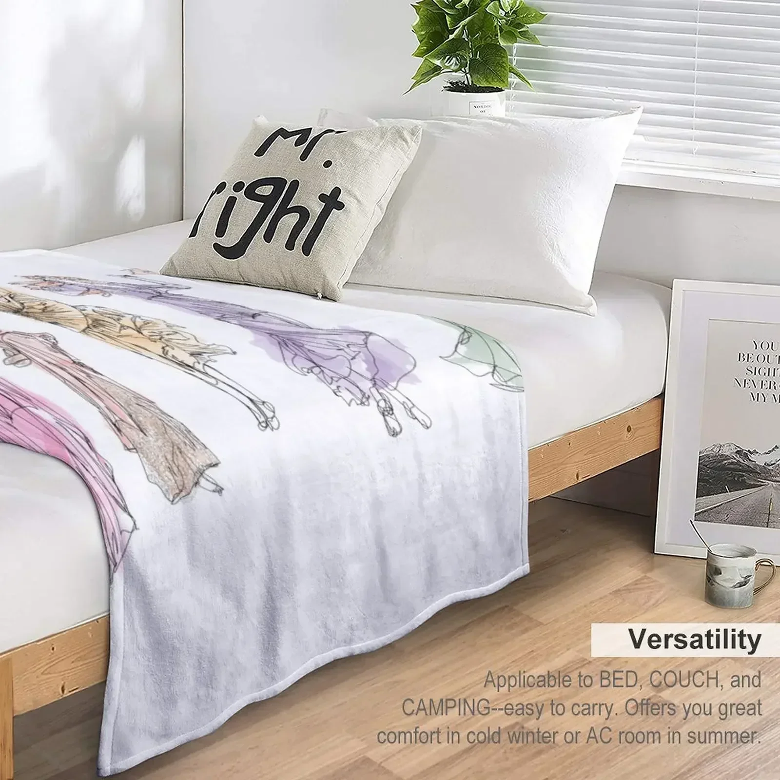 Одеяло Florence Welch рождественские подарки очень большие одеяла из фланелевой ткани