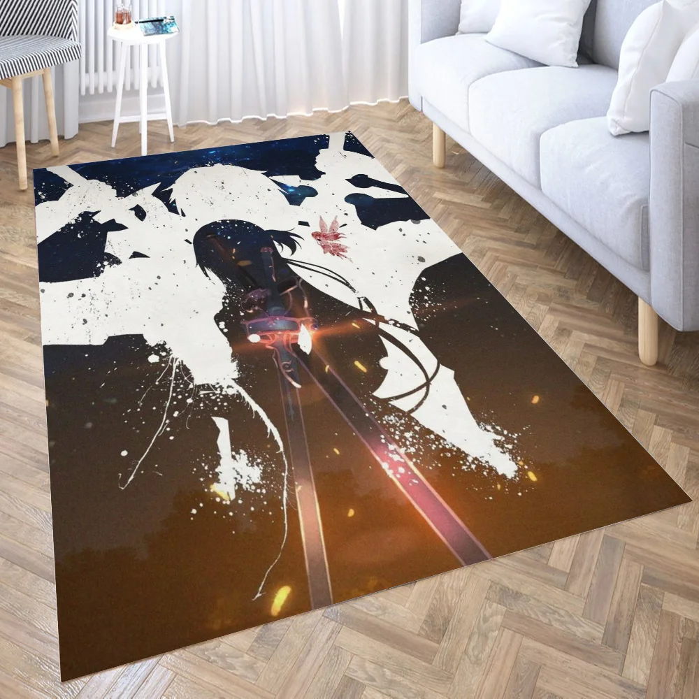 

Sword Art Online New Pattern Floor Mat Door Mat Big Baby Crawl Carpet Non-slip Sheet Bedroom Living Room Home Decora