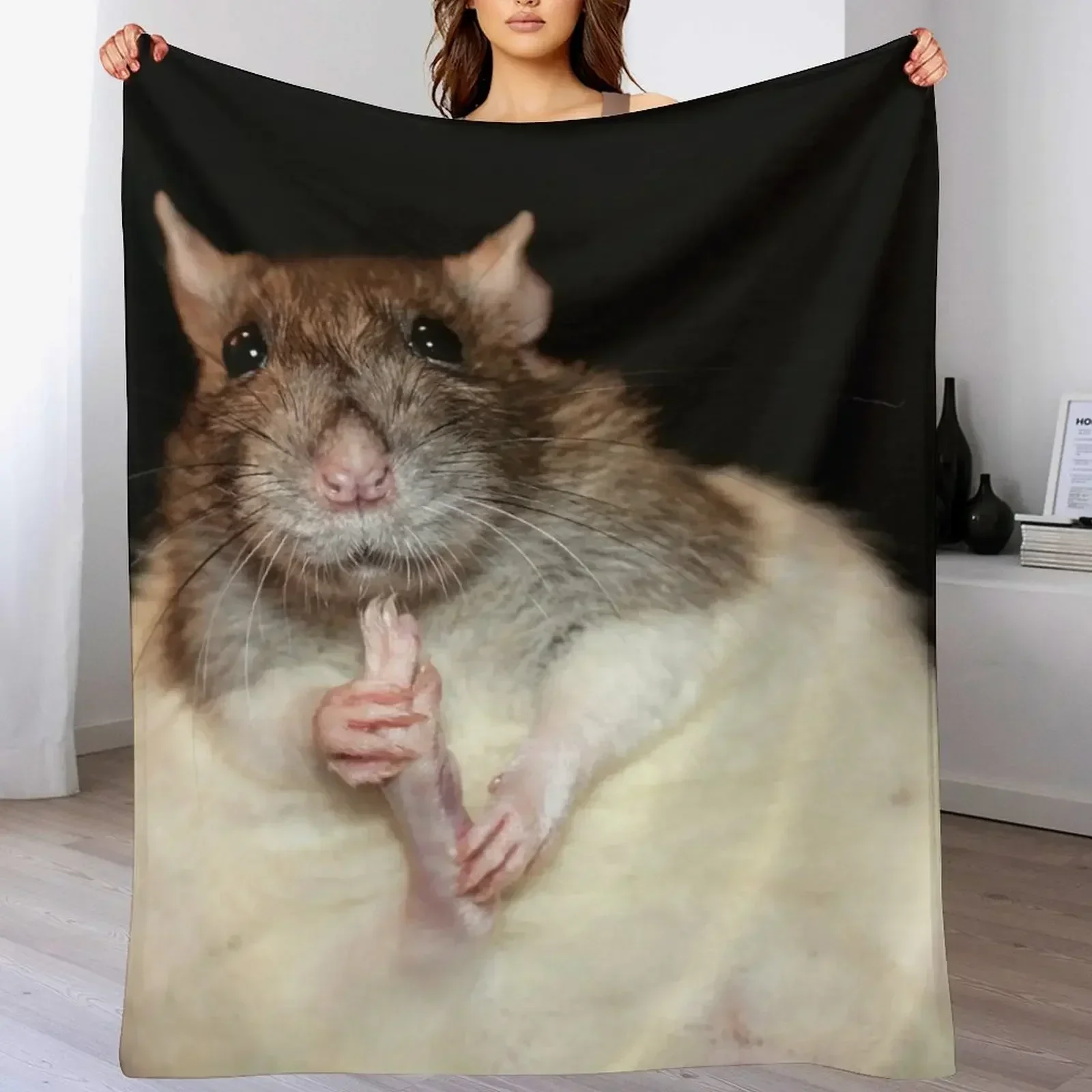 Милое крысовое одеяло декоративное на Хэллоуин одеяла