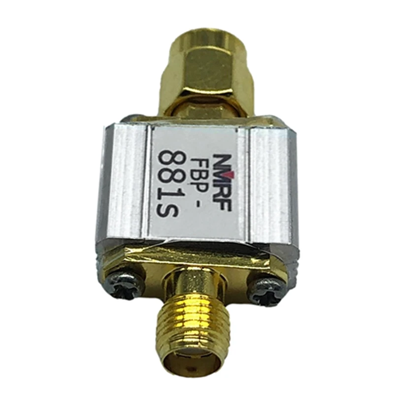 

FBP-881S GSM900 Dedicated SAW Bandpass Filter 27Mhz Bandwidth SMA Interface