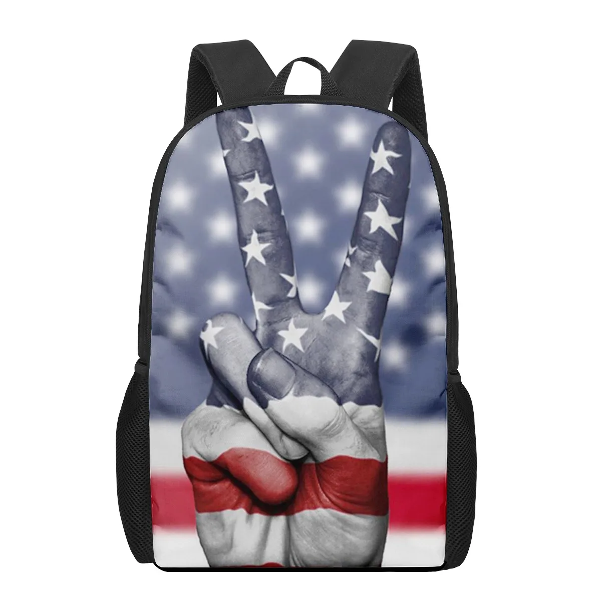 USA American flag 3D Pattern School Bag for Children Girls Boys Casual Book Bags Kids Backpack Boys Girls Schoolbags Bagpack