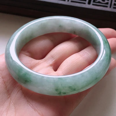 

Ювелирные изделия zheru, натуральный зеленый цветок из Мьянмы, нефрит 54 мм-62 мм, браслет, ювелирные изделия, бриллиант, подарок для девушки, для ...