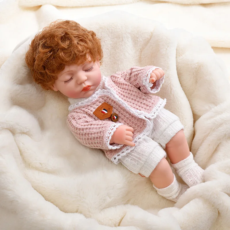 

30cm Chase Reborn Baby Doll Bebe Soft Silicone 30cm DIY Kit Adorable Santa Claus Outfit Grey Eyes Toddler Girls Toy For Children