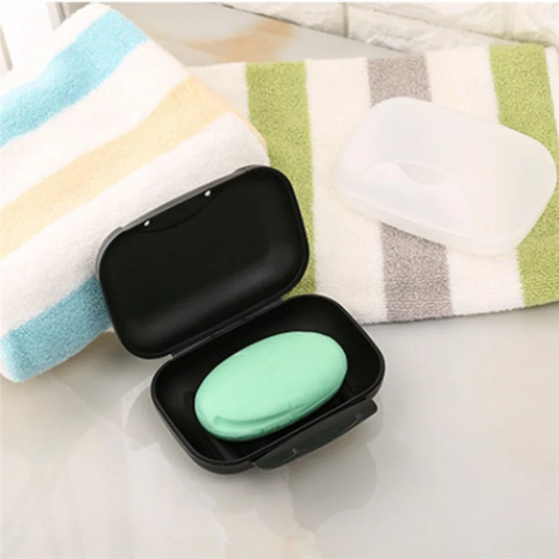 

Lid Travel Sealed Holder Container Shower Bathroom Dish Box Case Portable Soap