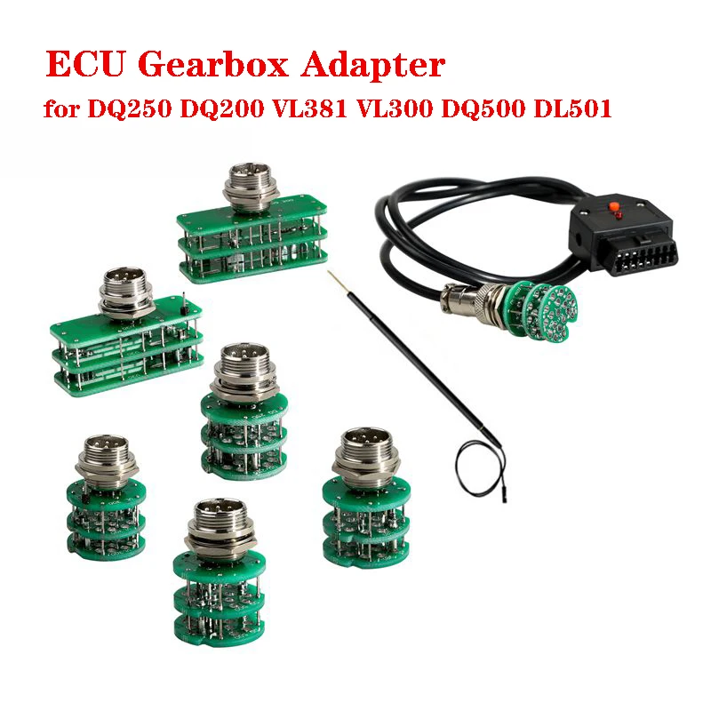 ECU Gearbox Adapter for DQ250 DQ200 VL381 VL300 DQ500 DL501 for Gearbox Adapter FLASH Read/Write Universal ECU Programmer