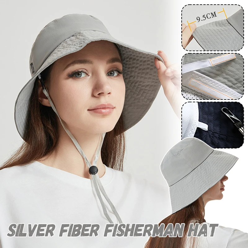 Антирадиационная кепка унисекс полу/полное серебро электромагнитная волна