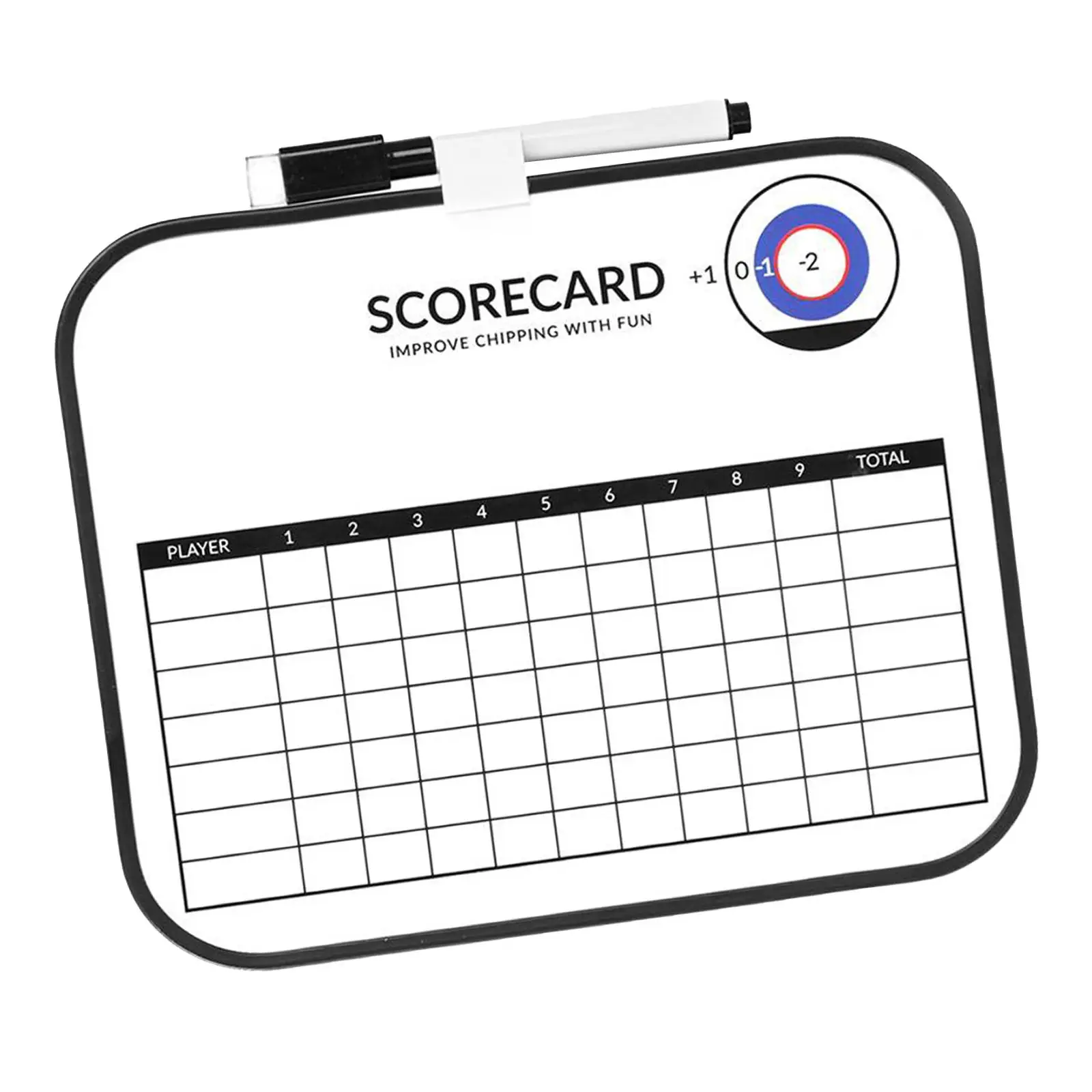 

Golf Scorecard Write on Reusable Golf Supplies Keep Score in Golf Erasable Data Record Whiteboard for Golf Game