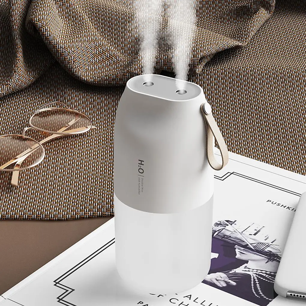 

Wireless Air Humidifier Essential Oil Diffuser Aroma Diffuser 2000mAh Battery Rechargeable Double Nozzle Mist Maker Humidifier