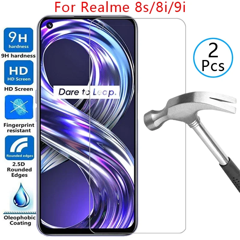 Чехол из закаленного стекла для Realme 8i 9i 8s 5g чехол телефона Realme8i Realme9i 8 s 9 i i9 coque Realmi
