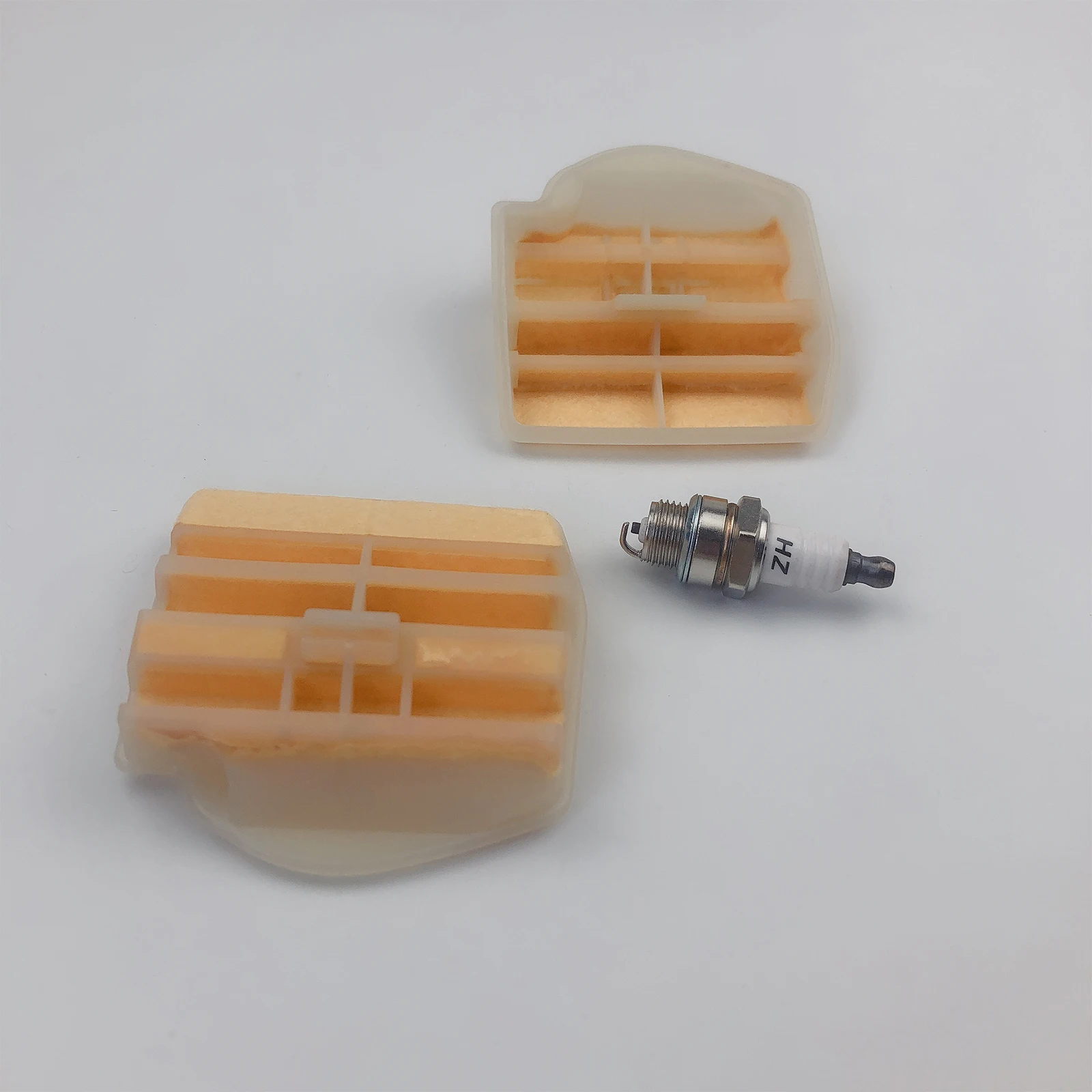 

3Pcs Chainsaw Air Filter Spark Plug Kit for Husqvarna 445 450 Rancher 450 E II 445E II Chainsaw Replace 544080802 544080803