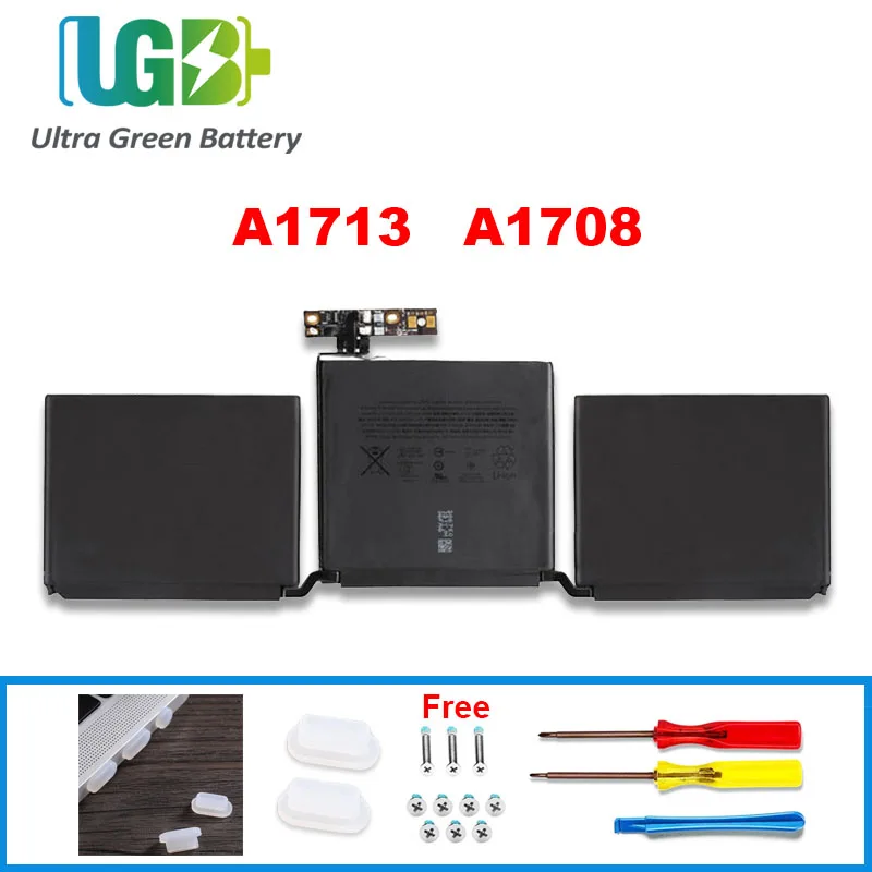 UGB Новый A1713 аккумулятор для Apple MacBook Pro 13 &quotA1708 2016-2017 год EMC2978 EMC3164 020-00946 MLUQ2CH/A MLL42CH/A -