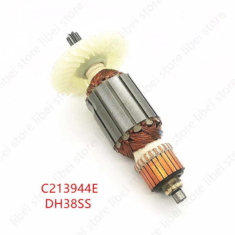 Фото Якорь C213944E 360875E для HITACHI DH38MS DH38SS DH38YE2, 6 зубьев, AC220-240V, ротор для перфоратора, аксессуар для электроинструмента №3