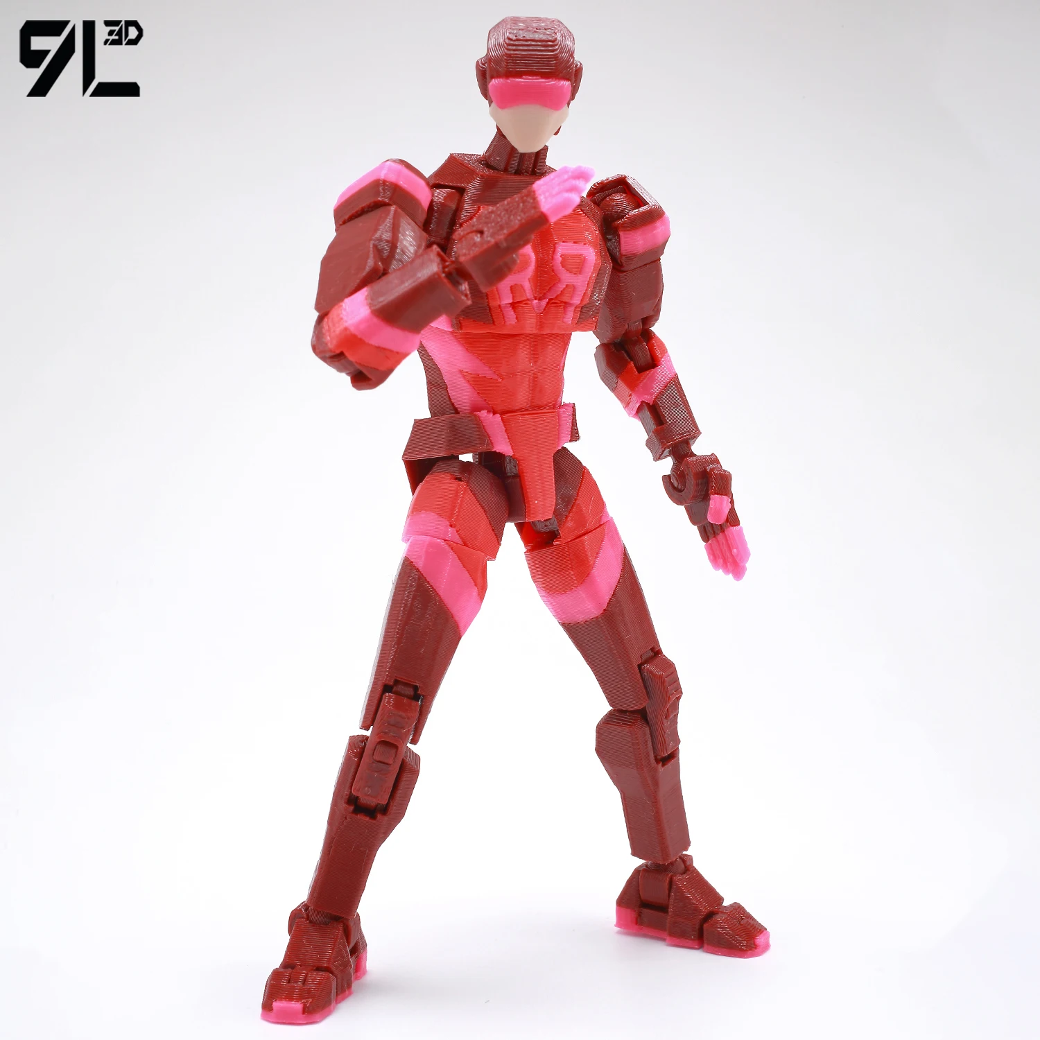 Фото Коллекционная фигурка Red Rush Action Figure Toy 9L3D Lucky13 Dummy13, напечатанная на 3D-принтере, с множеством подвижных суставов, настольное украшение, для взрослых, для демонстрации №5