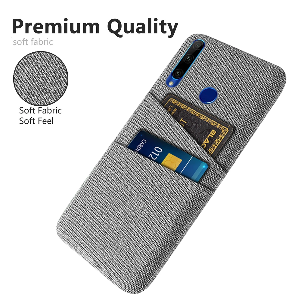 

For Huawei Honor 10i Honor10i 10 i 6.21 inch For Honor 10i Case Honor 10i HRY-LX1T Case Luxury Febric Card Slot Holder Coque