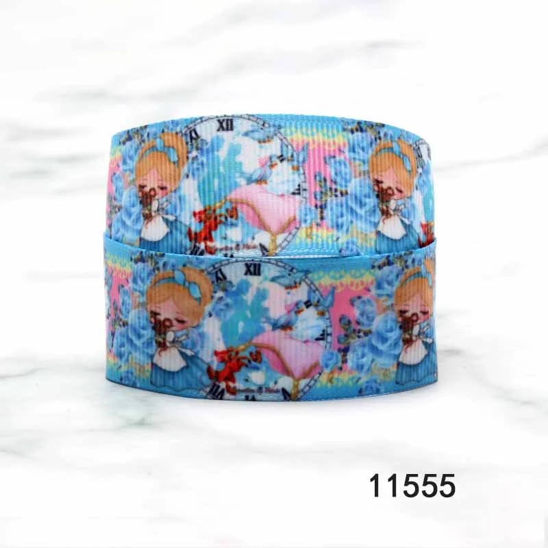10yards Printed Disney Princess Style Grosgrain Ribbon for DIY Bows Craft Supplies Decoration | Ribbons