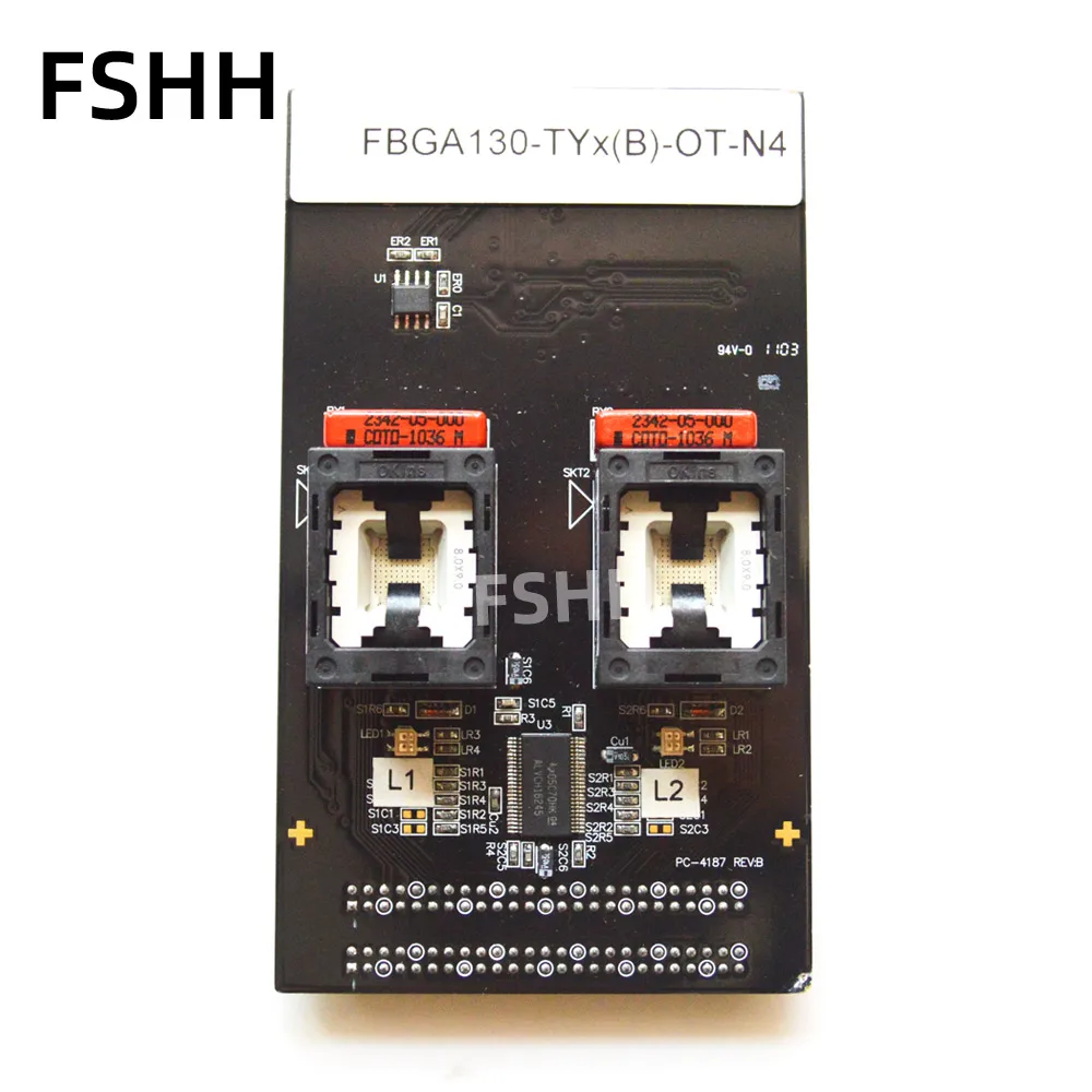 FBGA130-TY(X)B-OT-N4 Programmer Adapter test socket FBGA130 BGA130 BGA8X9 SMT TYPE