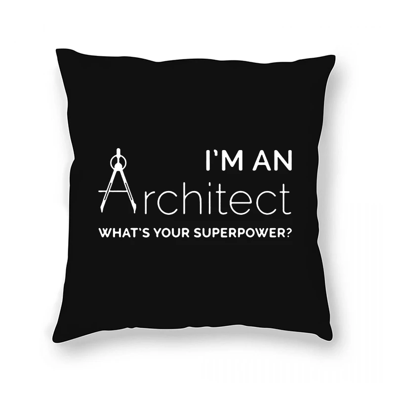 

Printed Pillow Case New Style Architect Funny Personalized