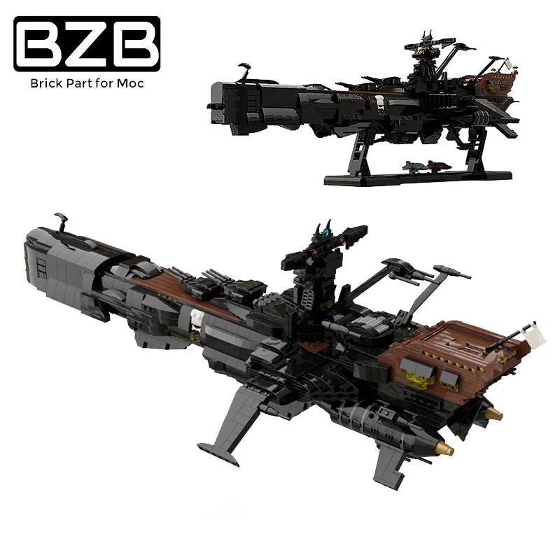 

BZB MOC космический пиратский корабль Arcadia морской корабль 48193 строительные блоки модель украшения детали Кирпичи Детские Приключения игрушка...