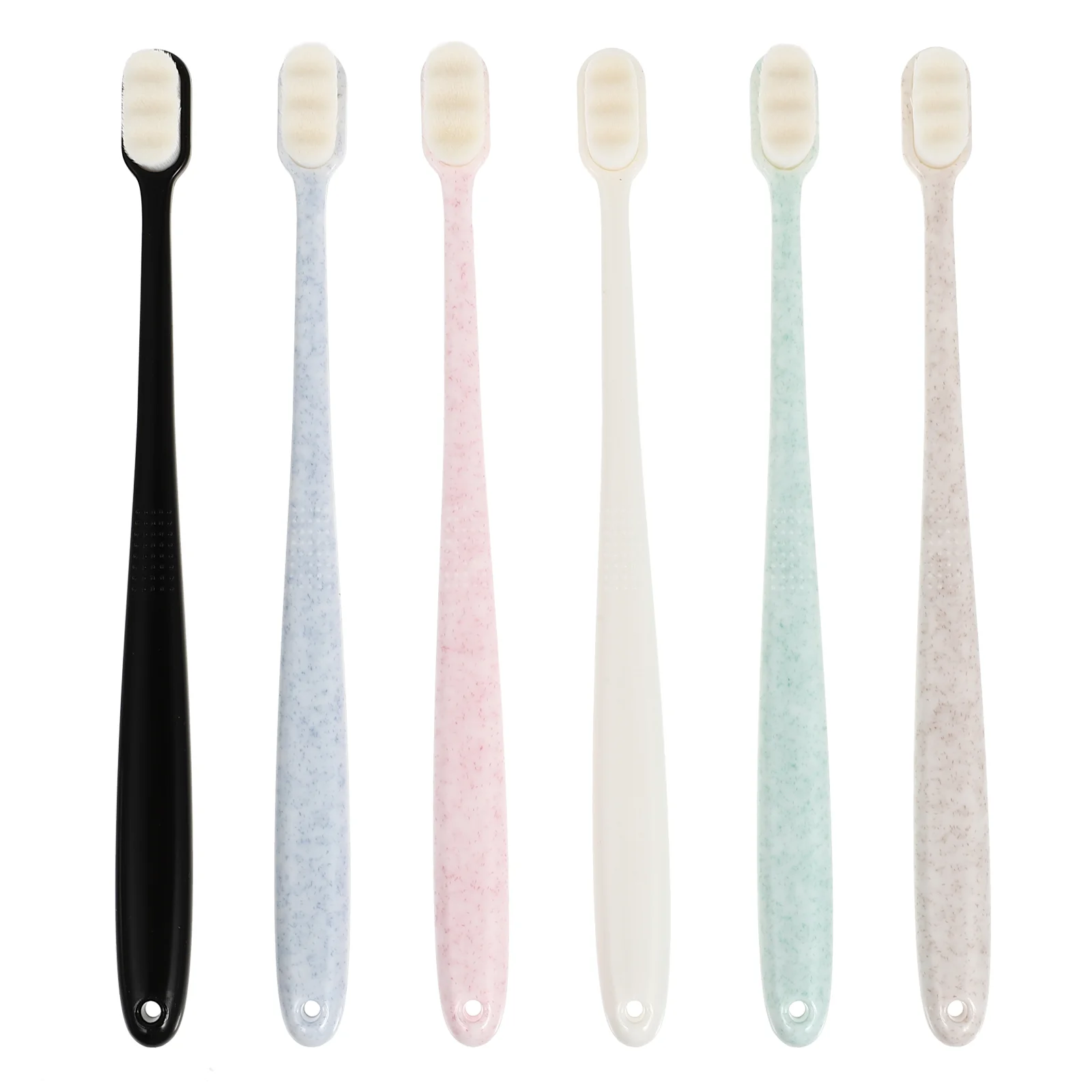 

6pcs Durable Comfortable Tooth Brush Toothbrushes for Co-worker Friends Family