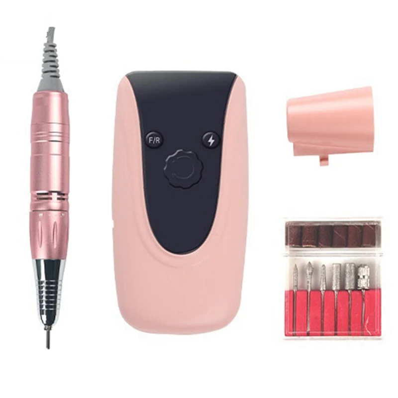 

Rechargeable 30000 RPM Nail Drill Portable Electric Nail Drill Professional Nail Drill Manicure Pedicure Tools EU Plug