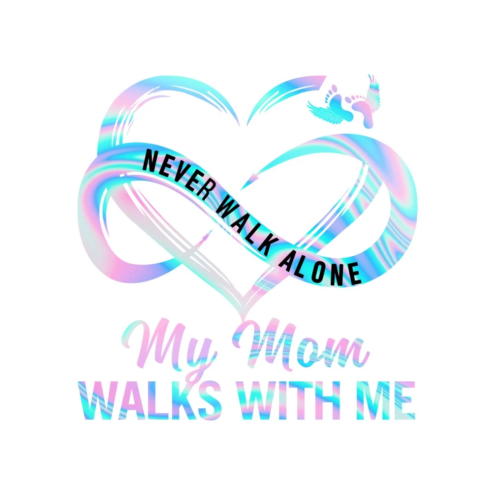 Наклейки на стену памятные наклейки никогда не ходите в одиночку мама и я иду