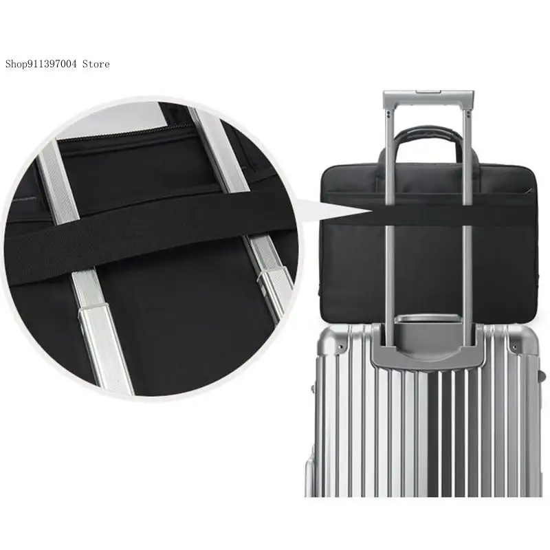 Вместительная деловая Дорожная сумка из ткани Оксфорд для ноутбука 19 дюймов с