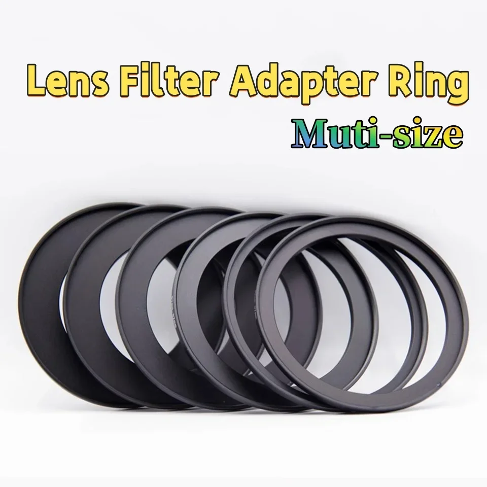 Кольцо-адаптер для фильтра объектива камеры повышающее вниз 50 мм 52 51 58 37 42 43 46 49 54 55