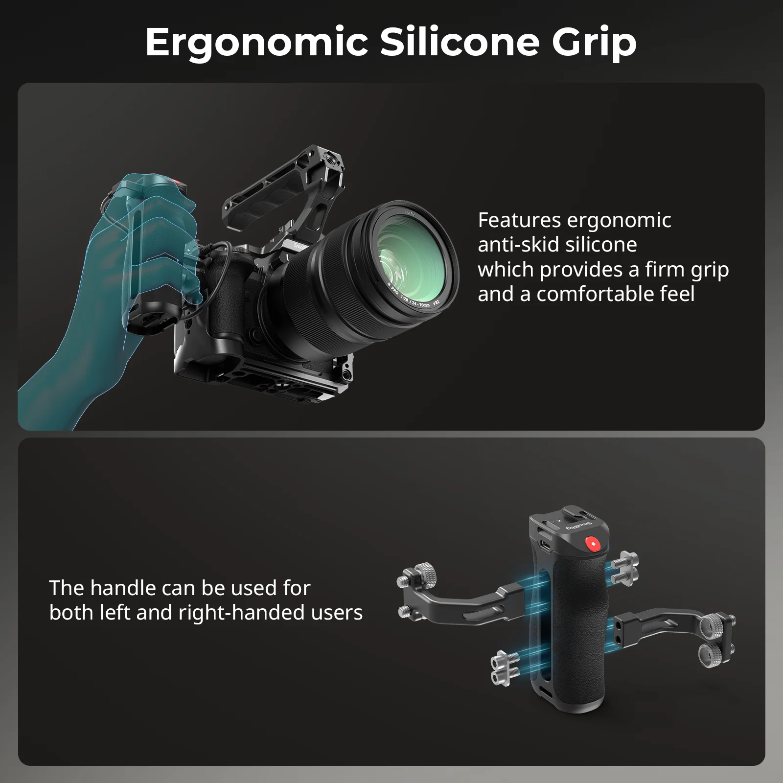 Боковая рукоятка SmallRig с триггером Rec для Sony A7R VA7R IIIA7 IVA7S IIIFX3FX30A6600A6400, для Canon, для FUJIFILM -4928 (art.: 3920dbcc6aa5a) - 3920dbcc6aa5a
