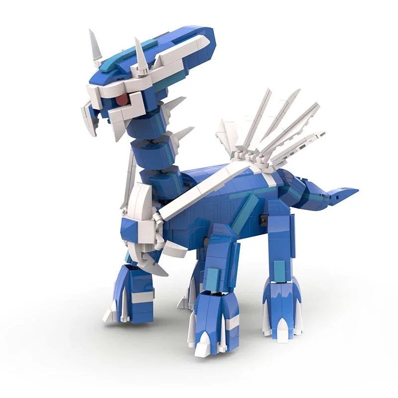 

Simulation Animals anime Dialga Robots Anime Model Assembly Small Particle Building Blocks Educational Toys For Children Bricks