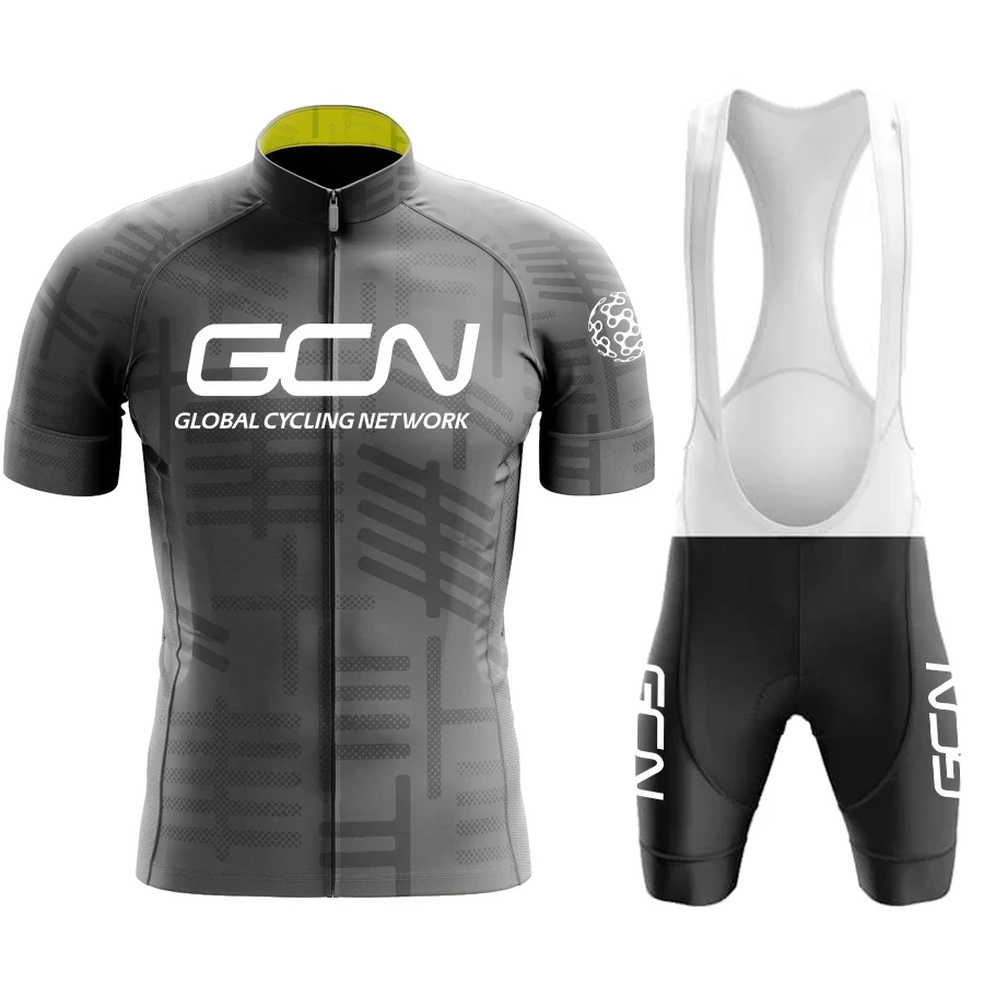 

2022 New GCN Cycling Bicycle Pro Team Short Sleeve Maillot Ciclismo Men's Cycling Jersey Summer Breathable Cycling Clothing Sets