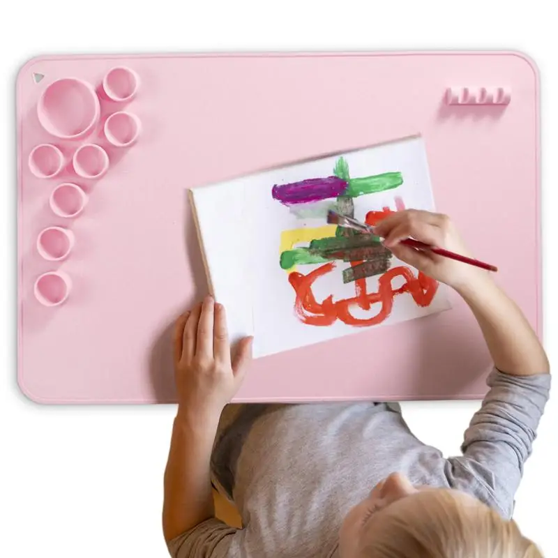 

Silicone Mats For Crafts Washable Silicone Crafts Sheet Kids Art Mat For Painting Art Supplies Graffiti Drawing Pads Gifts For