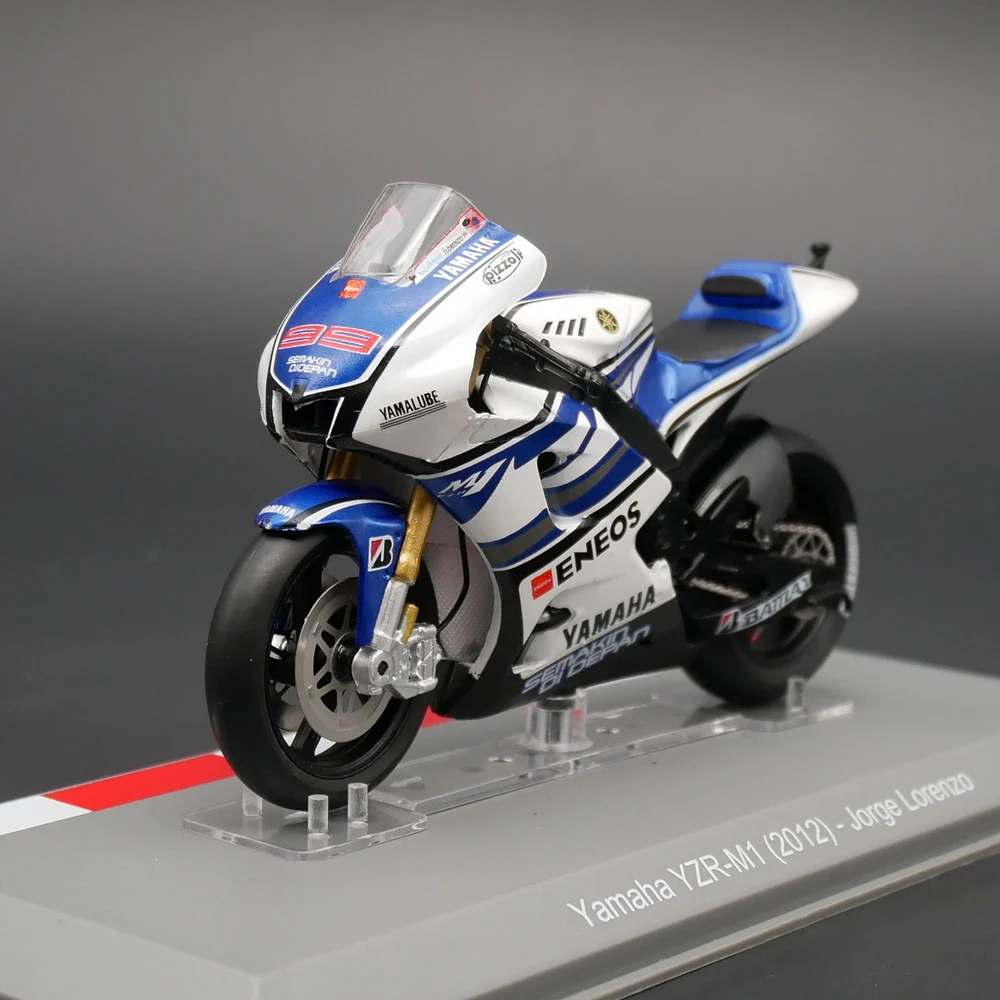 

Ixo 1/18 Moto GP 2012 Yamaha YZR-M1 Jorge Lorenzo Diecast Motorcycle Model 99#