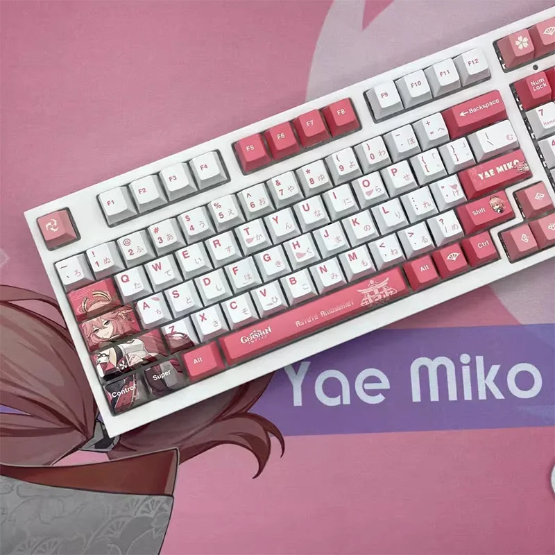 

Аниме колпачки для механической клавиатуры 128/108/104/980 PBT