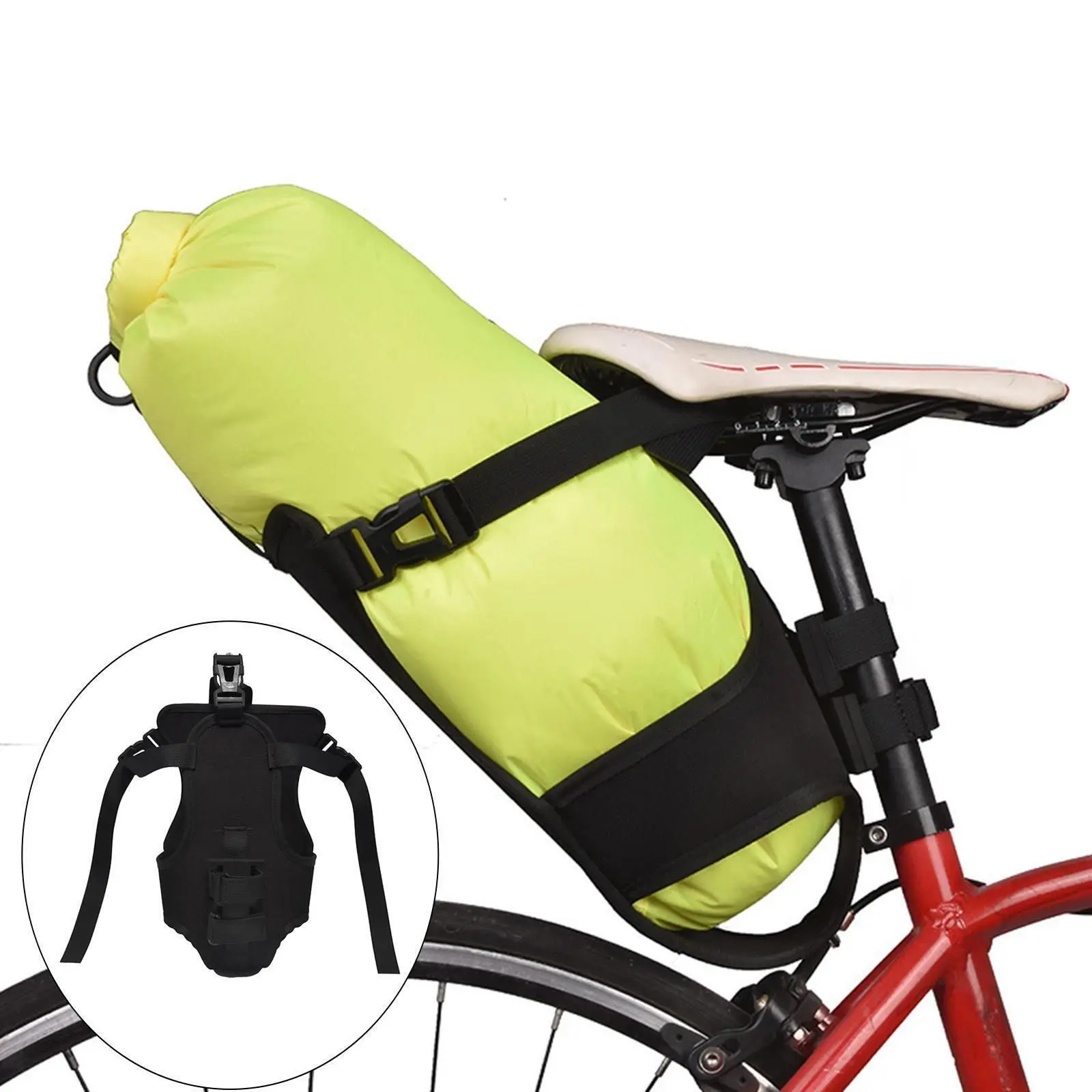 

Large Capacity Bicycle Saddle Bag Under Seat Storage Waterproof Panniers