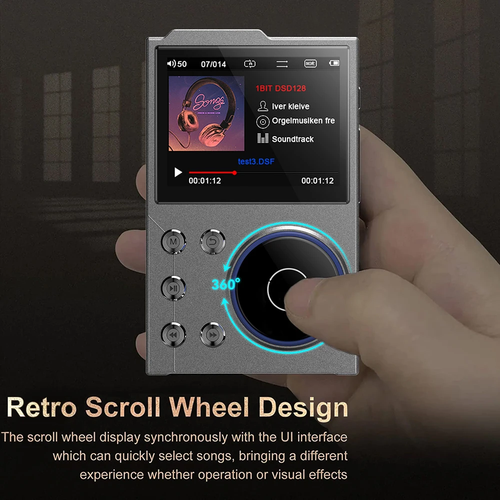 Портативный Hi-Fi MP3-плеер без потерь DSD