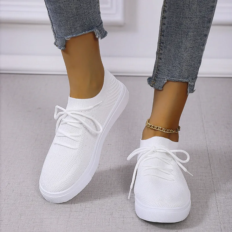 

Summer Women Shoes Fashion Breathable Walking Mesh Flat Shoes Woman White Sneakers Women Tenis Feminino Female Casual Shoes