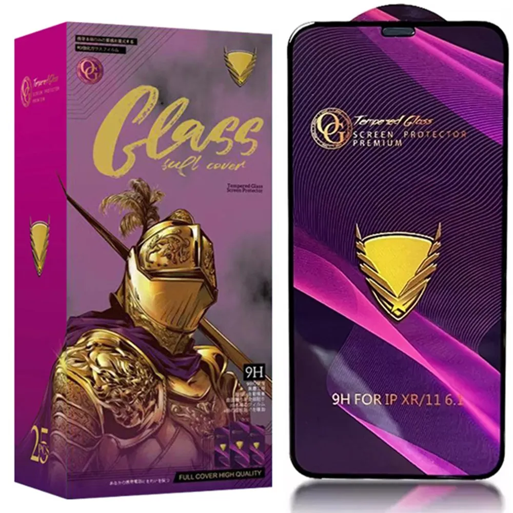 25pcs OG Tempered Glass Full Cover Curved Screen Protector Film Guard For iPhone 14 Pro Max 13 Mini 12 11 XS XR X 8 7 6 Plus SE