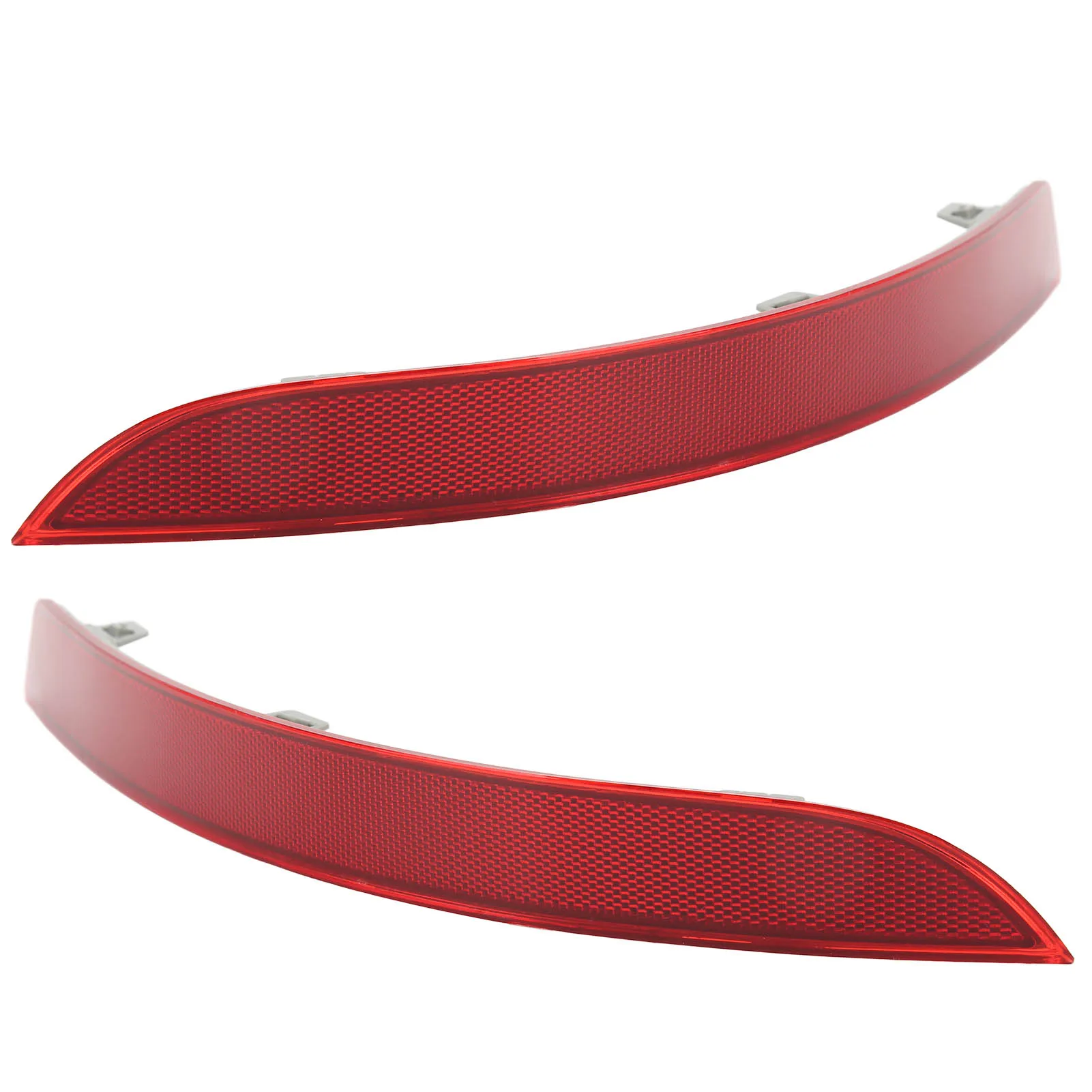 Отражатель для заднего бампера профессиональный Красный устойчивый к царапинам