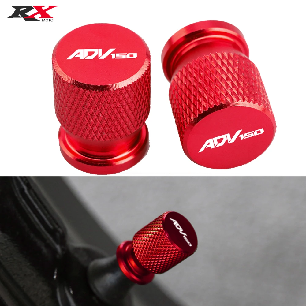 

ADV 150 CNC Aluminum Tyre Valve Air Port Cover Stem Cap Motorcycle Accessories for HONDA ADV 150 ADV150 2017 2018 2019 2020 2021